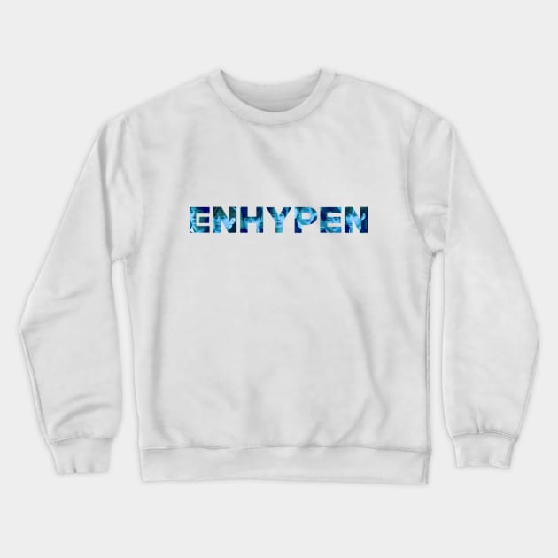 EnhypenBlue Crewneck Sweatshirt by phillaj08